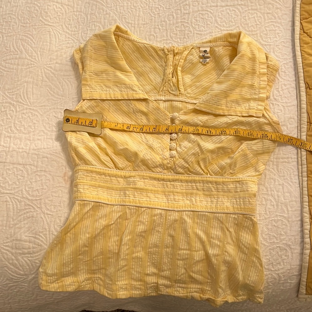 Anthropologie peplum top